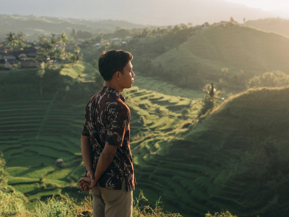 Mau Jual Rumah or Tanah? a photograph of a young indonesian man s vyt5ds56t0khpmbqy7eo8g 7srvgpjrsbsdnjiobijzaa