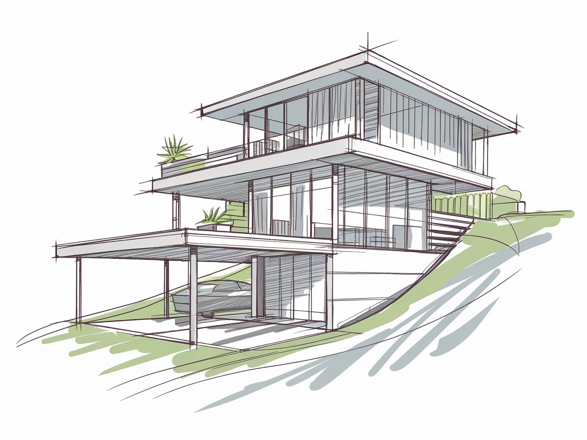 a sketch of a two story house with a whi w2kczzqot iqaldz6b7bg 4fsbuxwuty62 jedeiq4rg